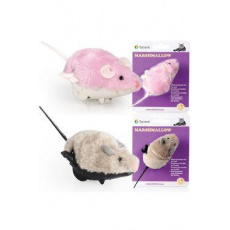 Hračka mačka Myška Marshmallow na kľúčik 8cm Hračka mačka Myška Marshmallow na kľúčik 8cm