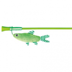 Udice s rybkou, zelená 42 cm