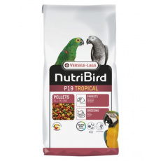 VL NutriBird P19 Tropical- extrudy pre chov, preperovanie a zvýšené nároky veľkých papagájov s tropickým ovocím 10 kg