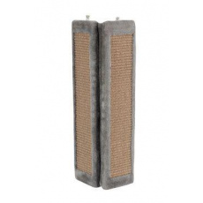 Škrabadlo na stenu rohové sivá 58cm Zolux