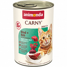 ANIMONDA konzerva CARNY Adult - hovädzie, jelenie, brusnice 400g