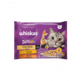 Mars WHISKAS kapsička cat Tasty mix ( kura&zel., jah.& morča.) v krémovej omáčke 4 x 85 g