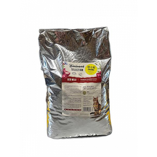 Eminent Cat Adult Selection Červené mäso 10 + 2 kg