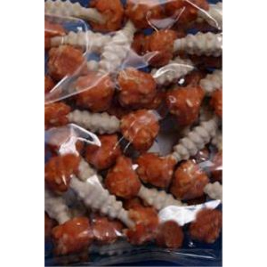 Pamlsok Salač Kosť-činka kalciová s kuracím mäsom 250 g Pamlsok Salač Kosť-činka kalciová s kuracím mäsom 250 g