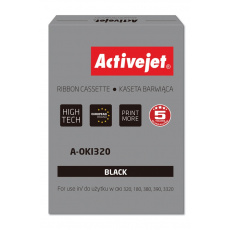 Activejet Páska A-OKI320 (náhradní páska OKI 9002303; Supreme; černá)