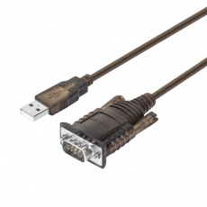 UNITEK Y-108 sériový kabel Černá USB Typ-A DB-9