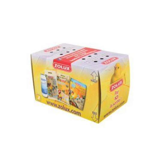 Prepravná krabica papierová vták 14cm Zolux Prepravná krabica papierová vták 14cm Zolux