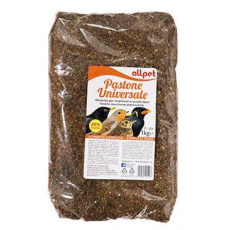 Krmivo pre Vtáky ALL UNIVERSALE pre mäkkožravé 1kg Krmivo pre Vtáky ALL UNIVERSALE pre mäkkožravé 1kg
