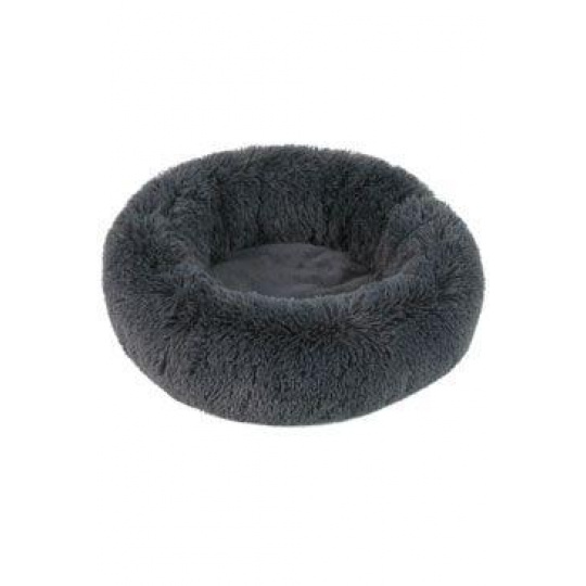 Pelech okrúhly ADELE s dlhým vlasom 50cm sivá Pelech okrúhly ADELE s dlhým vlasom 50cm sivá