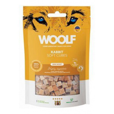 WOOLF pochúťka Soft Cubes Rabbit 100g