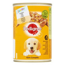 Pedigree konz. Can Junior kuracie v želé 400g