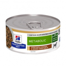 HILL'S Prescription Diet Metabolic Stew with chicken and vegetables - mokré krmivo pro psy - 156g