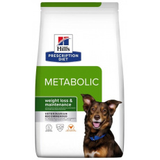 HILL'S PRESCRIPTION DIET Canine Metabolic Suché krmivo pro psy Kuřecí maso 12 kg