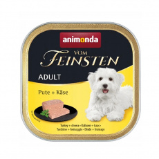 ANIMONDA VOM FEINSTEN ADULT LUNCH Mokré krmivo pro psy Krocan Sýr 150 g