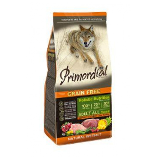 Primordial GF Dog Adult Deer&Turkey 12kg Primordial GF Dog Adult Deer&Turkey 12kg