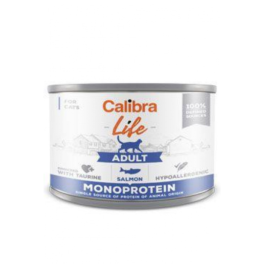 Calibra Cat Life konz.Adult Salmon 200g Calibra Cat Life konz.Adult Salmon 200g