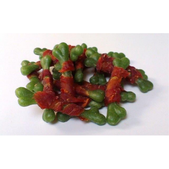 Pamlsok Salač Kosť dentálna obalená kačacím plátkom 250 g Pamlsok Salač Kosť dentálna obalená kačacím plátkom 250 g