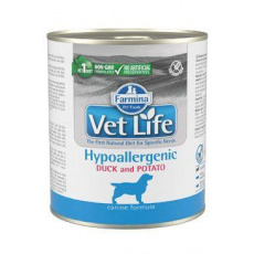 Vet Life Natural DOG konz. Hypoaller Duck&Potato 300g Vet Life Natural DOG konz. Hypoaller Duck&Potato 300g