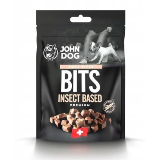 JOHN DOG Soft Bites Bits Insect - pochoutka pro psy - 100g