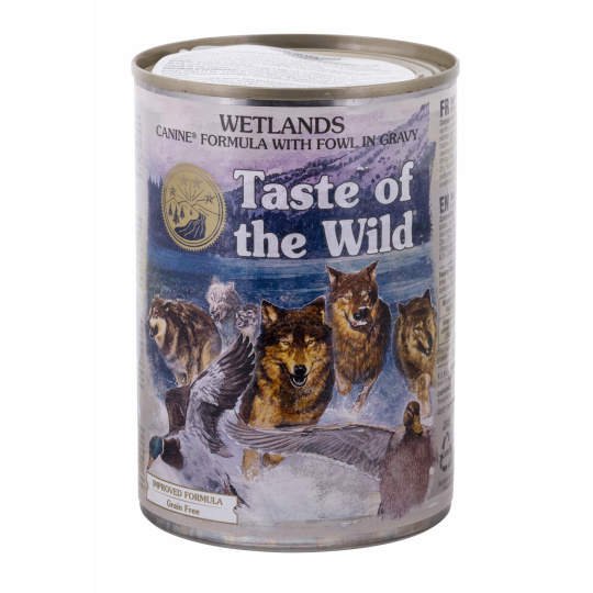 TASTE OF THE WILD Wetlands Canine - Mokré krmivo pro psy - 390 g