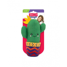 Hračka Kong Cat Kaktus Wrangler s kvetináčom, zelená, polyester