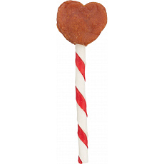 Valentine Heart Lollipop, kuracie lízatko tvar srdca, 12 cm/15 g [150 ks] - LIMITOVANÁ PONUKA