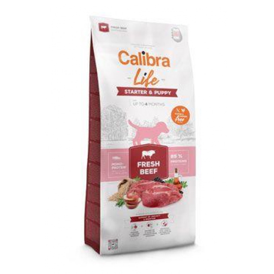 Calibra Dog Life Starter&Puppy Fresh Beef 12kg Calibra Dog Life Starter&Puppy Fresh Beef 12kg