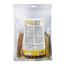 CARODO Dog poch. Kurací sendvič s treskou 250g