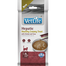 Pamlsok Farmina Creamy Vet Life Cat Hepatic with Chicken & Tuna 60 g