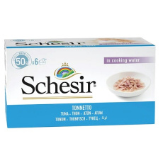 SCHESIR in cooking water Tuna - mokré krmivo pro kočky - 6 x 50 g