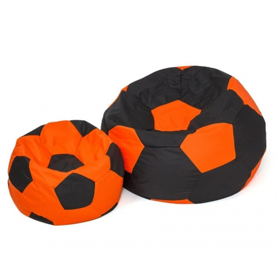 Sako taška pouf Ball black-orange XXL 140 cm