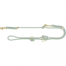 Soft Rope predlžovacie okrúhle tkané vodítko, šalvia/mäta Soft Rope predlžovacie okrúhle tkané vodítko, šalvia/mäta