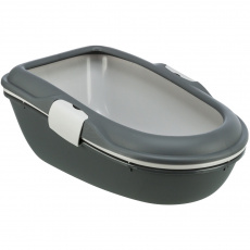 WC BERTO - dvojitá nádoba so sitom 59x39x22 cm, - tmavo sivá/ sv.sivá WC BERTO - dvojitá nádoba so sitom 59x39x22 cm, - tmavo sivá/ sv.sivá