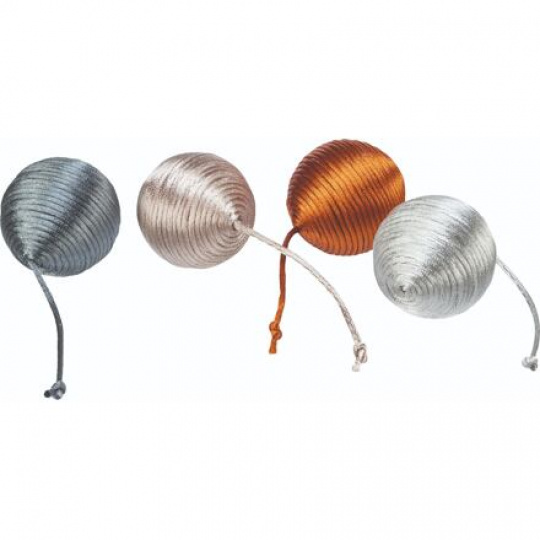 Chrastiaca metalická loptička 4,6 cm, polyester Chrastiaca metalická loptička 4,6 cm, polyester