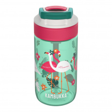 Kambukka Lagoon Pink Flamingo - dětská láhev na vodu, 400 ml