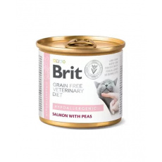 Brit Veterinary Diets GF cat Hypoallergenic 200 g konzerva