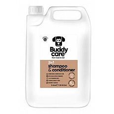 Šampón a kondicionér pre psy Buddycare 2v1 Coconut 5 l