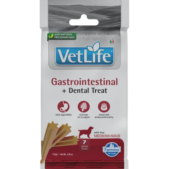Pamlsok Farmina Vet Life Dog Gastrointestinal Adult medium & maxi 100g