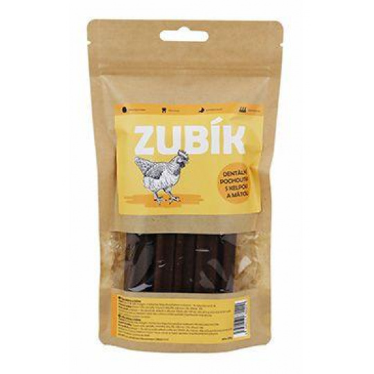 Pochúťka ZUBÍK Dentálne kríže Kelpa s mätou 200g Pochúťka ZUBÍK Dentálne kríže Kelpa s mätou 200g