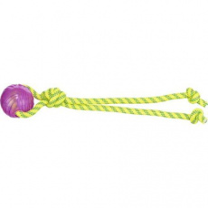 Aqua Toy lano s gumovým míčkem, plovoucí, ø 6 × 40 cm, polyester/TPR