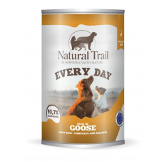 NATURAL TRAIL Every Day Rich in goose - vlhké krmivo pro psy - 400g