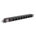 LANBERG RACK PDU 19" (1U, 16A, 8X 230V EN, 2m) napájecí lišta