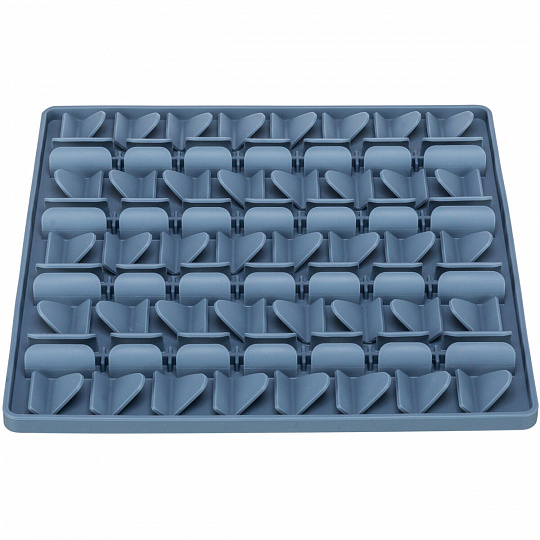 Lick´n´Snack lízacia podložka, 30 cm, silikón, šedomodrá