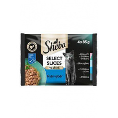 Sheba kapsička Select Slices rybí výber 4x85g Sheba kapsička Select Slices rybí výber 4x85g