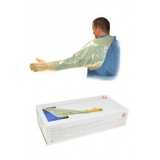 Rukávnik jednorazový jemný žltý KRUTEX 50ks