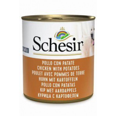 Schesir Dog konz. Adult kura/zemiaky 285g Schesir Dog konz. Adult kura/zemiaky 285g