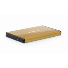 Gembird EE2-U3S-3-GL rámeček na disk Rámeček na HDD Zlato 2.5"
