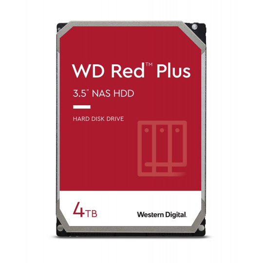 Western Digital Red Plus WD40EFPX vnitřní pevný disk 3.5" 4000 GB Serial ATA III