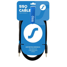 SSQ MIMI2 SS-1425 Kabel Mini Jack Stereo 3,5 mm - Mini Jack Stereo 3,5 mm 2 m Černá