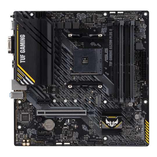 ASUS TUF GAMING A520M-PLUS II AMD A520 Socket AM4 Micro ATX